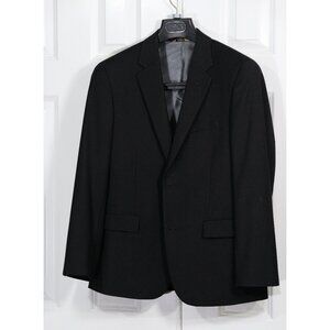 Luca Rossi Italia Italian Black 2 Button Blazer Sport Coat - 36S